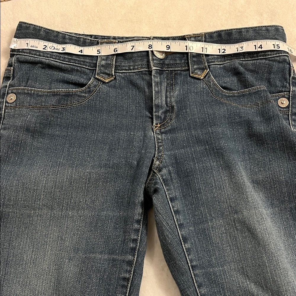 Michael Kors Women's Bootcut Jeans Size 4 Button Flap Pockets Medium Wash - Picture 4 of 9
